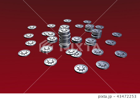 コインのイメージ(シルバー・プラチナ系) 43472253