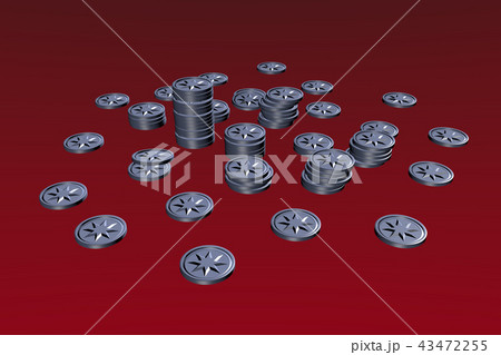 コインのイメージ(シルバー・プラチナ系) 43472255