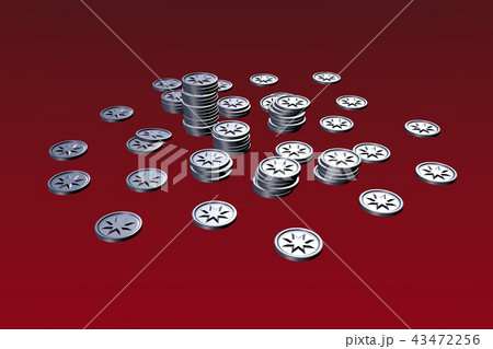 コインのイメージ(シルバー・プラチナ系) 43472256