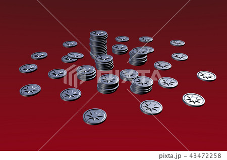 コインのイメージ(シルバー・プラチナ系) 43472258