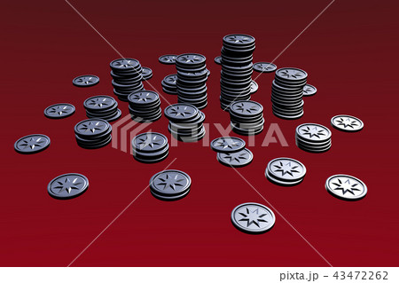 コインのイメージ(シルバー・プラチナ系) 43472262