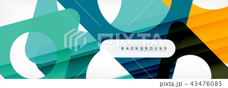 Circle and triangle abstract background Circle and triangle abstract background 43476085