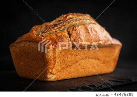 Homemade banana bread 43476889
