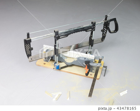 Handsaw and mitre box Handsaw and mitre box 43478165