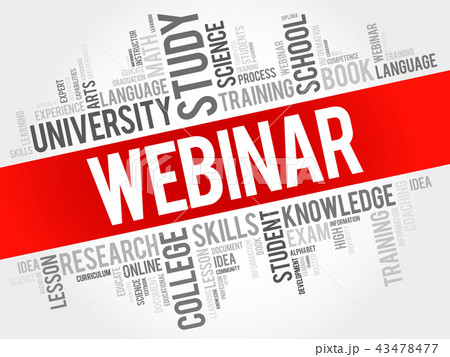 WEBINAR word cloud collage WEBINAR word cloud collage 43478477