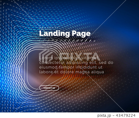Neon glowing background for landing page 43479224