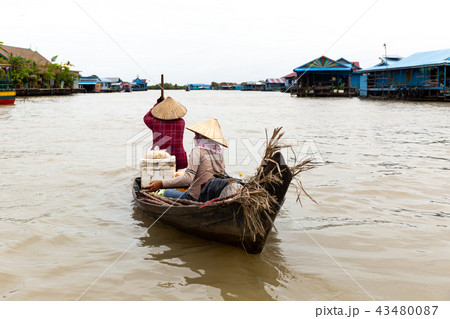 Aug :29 :2018-Siem Reap Cambodia floating village Aug :29 :2018-Siem Reap Cambodia floating village 43480087
