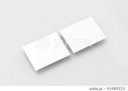 Blank white rectangles computer web-site design mockup 43480323