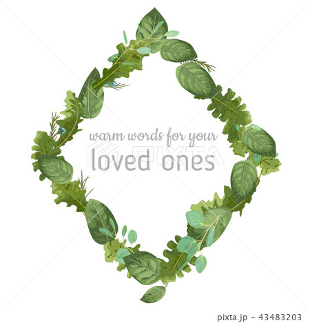 Wedding floral invitation, invite card. Vector Wedding floral invitation, invite card. Vector 43483203
