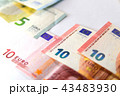 Banknotes of Euro Money. Euro cash background. Bus 43483930