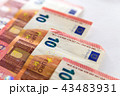 Banknotes of Euro Money. Euro cash background. Bus 43483931