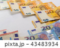 Banknotes of Euro Money. Euro cash background. Bus 43483934