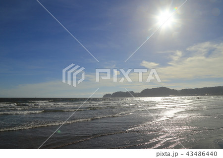 夏の由比ヶ浜の風景 43486440