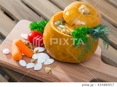 Recipe of pumpkin soup Recipe of pumpkin soup 43486957