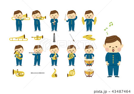吹奏楽 男性 セット 吹奏楽 男性 セット 43487464