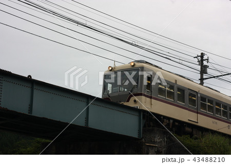 富山地方鉄道の車両　富山県中新川郡立山町千垣　富山地鉄立山線千垣駅そば 43488210