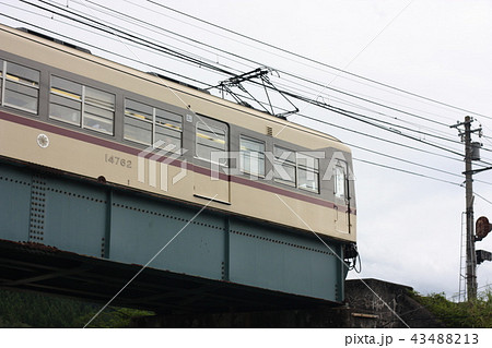 富山地方鉄道の車両 富山県中新川郡立山町千垣 富山地鉄立山線千垣駅そば 富山地方鉄道の車両 富山県中新川郡立山町千垣 富山地鉄立山線千垣駅そば 43488213