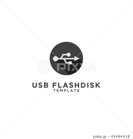 USB flashdisk graphic design template 43494418