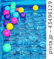 Many colorful balls toy in inflatable 43496129
