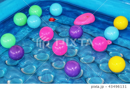 Many colorful balls toy in inflatable Many colorful balls toy in inflatable 43496131