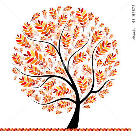 Beautiful autumn tree for your design 43497872
