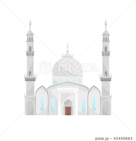 Islamic Mosque Religious Temple Building のイラスト素材