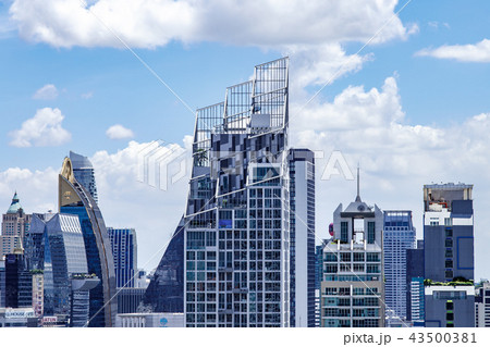 ビル,都会,バンコク,オフィス,マンション,コンド,建物,高層ビル,風景,ビジネス,都市,東京, 43500381