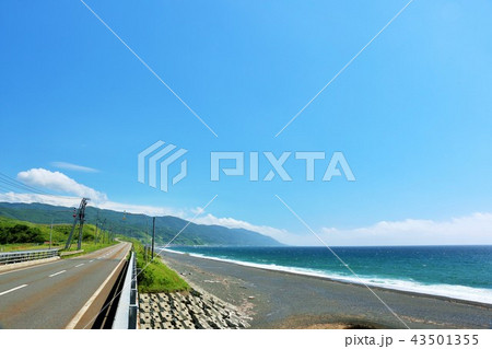 北海道 青空と海 北海道 青空と海 43501355