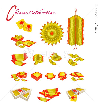 Chinese Gold and Joss Paper for Chinese New Year 43502292