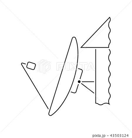 Satellite antenna icon 43503124