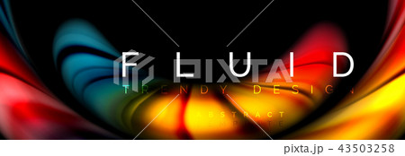 Fluid color motion concept 43503258