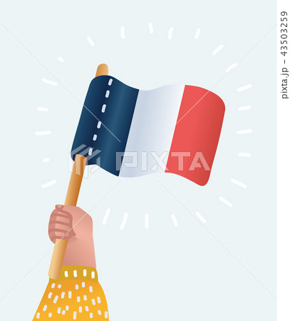 Vive la France vector greeting card. 43503259