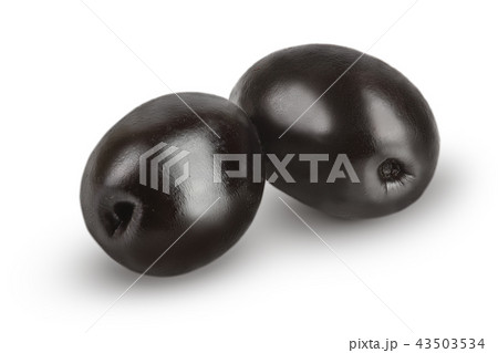 whole black olives isolated on white background macro whole black olives isolated on white background macro 43503534