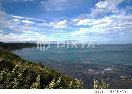北海道能取岬とオホーツク海 43503555