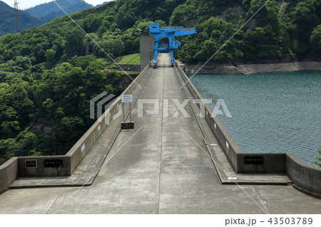 夏の田子倉ダム　福島県只見町 43503789