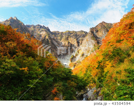 紅葉の谷川岳 43504594