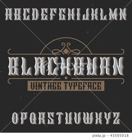 Vintage label typeface Vintage label typeface 43505018