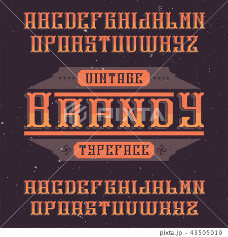 Vintage label typeface Vintage label typeface 43505019