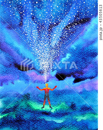human and spirit energy connect to the universe 43505613