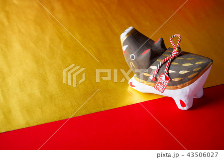 いのしし首振り張子 43506027