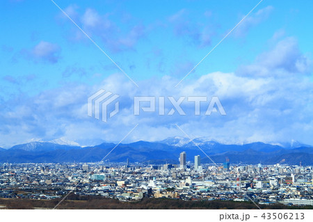 冬の岐阜市 都市風景 冬の岐阜市 都市風景 43506213