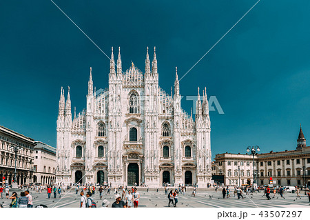 Milan, Italy. Milan Cathedral Or Duomo Di Milano Is The Cathedral Church 43507297