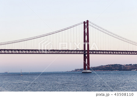The 25 de Abril Bridge in Lisbon 43508110