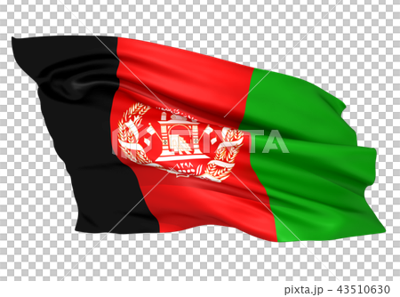 Afghan Flag Stock Illustration 43510630 Pixta