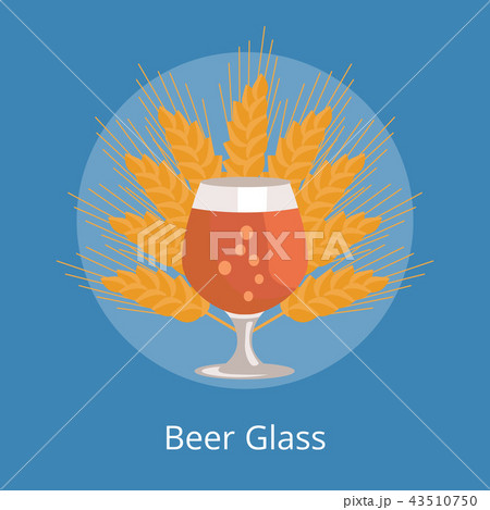 Snifter Beer in Transparent Glassware Vector 43510750