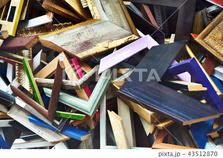 Abstract background from scraps frames for picture 43512870