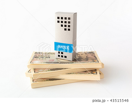 銀行　BANK　建物　札束 43515546
