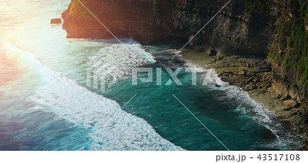 Aerial view of Landscape in Uluwatu Temple, Bali 43517108