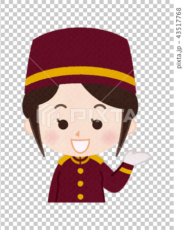 ホテルのスタッフ　女性 43517768