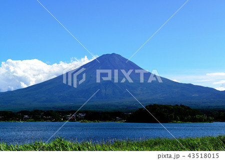 河口湖からの夏の富士山 河口湖からの夏の富士山 43518015